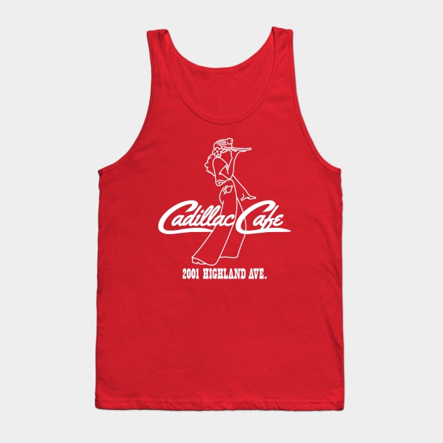 Cadillac Cafe Waitress Tank Top by Wright Art